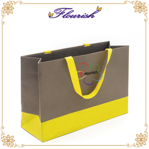Emballage de vêtement d'estampage de feuille d'or grand sac