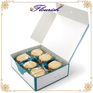 Emballage plat Carton Biscuit Cookie Dessert Rassemblement Coffret cadeau