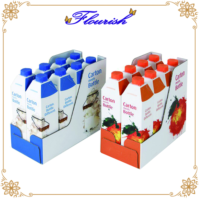 Boîte de rangement de jus de fruit de café de lait de carton de catégorie comestible