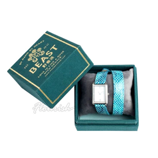 Boîte de carton d'emballage de cadeau de parfum de bijoux de montre de style de cou et d'épaule