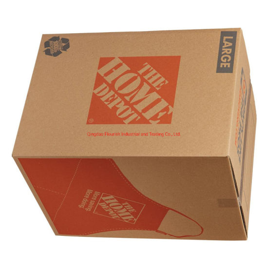 Logo personnalisé imprimé boîte en carton ondulé carré d'ail