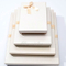 Boîte-cadeau de nidification de papier de carton de couleur unie pour l'emballage de vêtements de bijoux