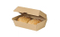 Boîte d'emballage de hot-dog écologique en papier kraft de qualité alimentaire