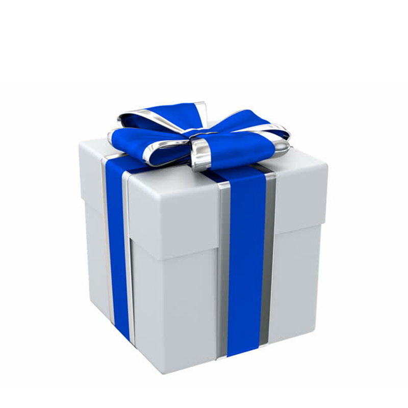 Boîte-cadeau surprise de grande taille en carton rigide avec logo personnalisé