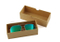 Boîte d'emballage rectangulaire de Watercup de lunettes de soleil de carton de rectangle de couleur brune simple