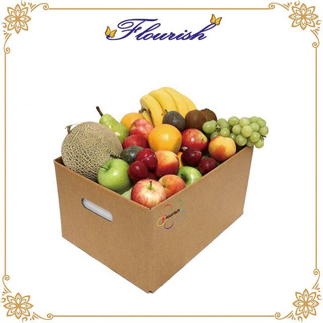 Carton de stockage d'entrepôt empaquetant la boîte de papier ondulé pour des fruits et légumes