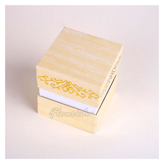 Boîte de présentation rigide promotionnelle de bracelet en carton avec cou et base