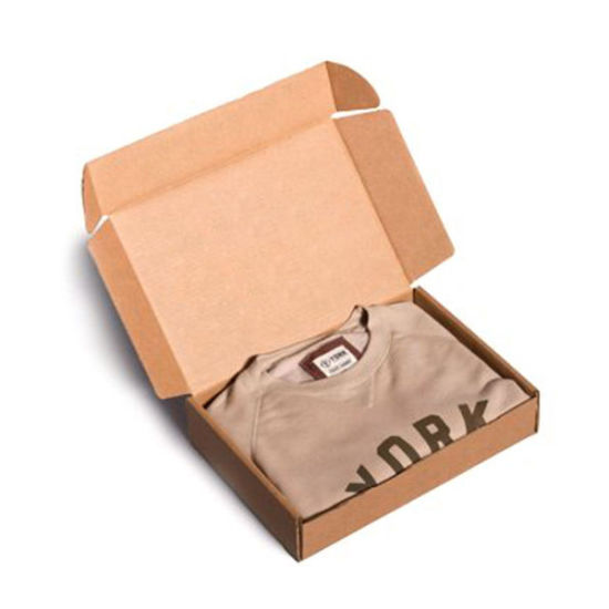 Boîte de rangement pour t-shirt en papier kraft pliable facile pour hommes
