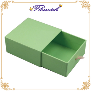 Boîte de papier coulissante de type feuille d'or pour emballage cosmétique