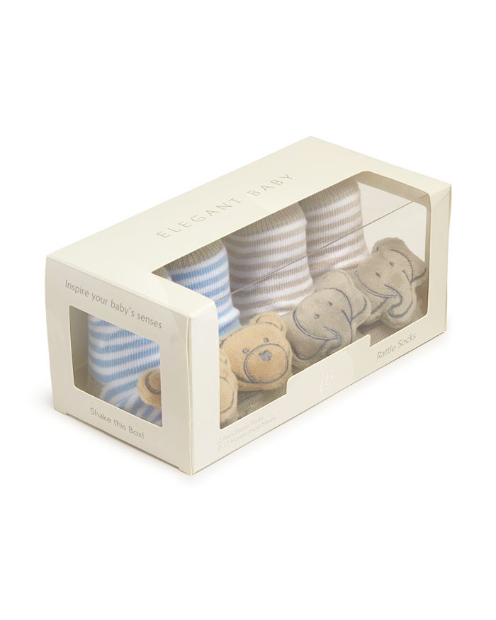 Boîte de gants et chaussettes de bébé en carton rose carré personnalisé