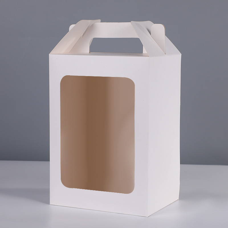 Boîte de papier kraft en gros de fabricant de la Chine avec fenêtre
