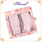 Boîte de gants et chaussettes de bébé en carton rose carré personnalisé