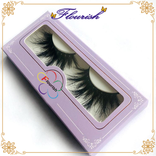 Boîte à cils violet pour filles