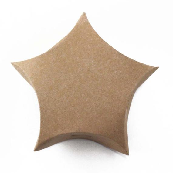 Boîte d'étoile d'emballage de sucrerie de cadeau d'anniversaire de papier kraft rigide